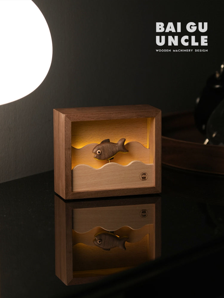 Small fish frame decoration