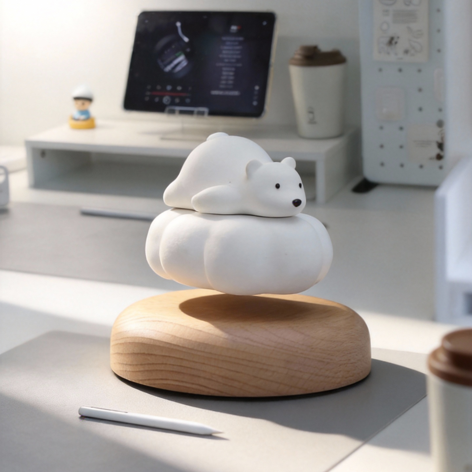 Levitating Polar Bear
