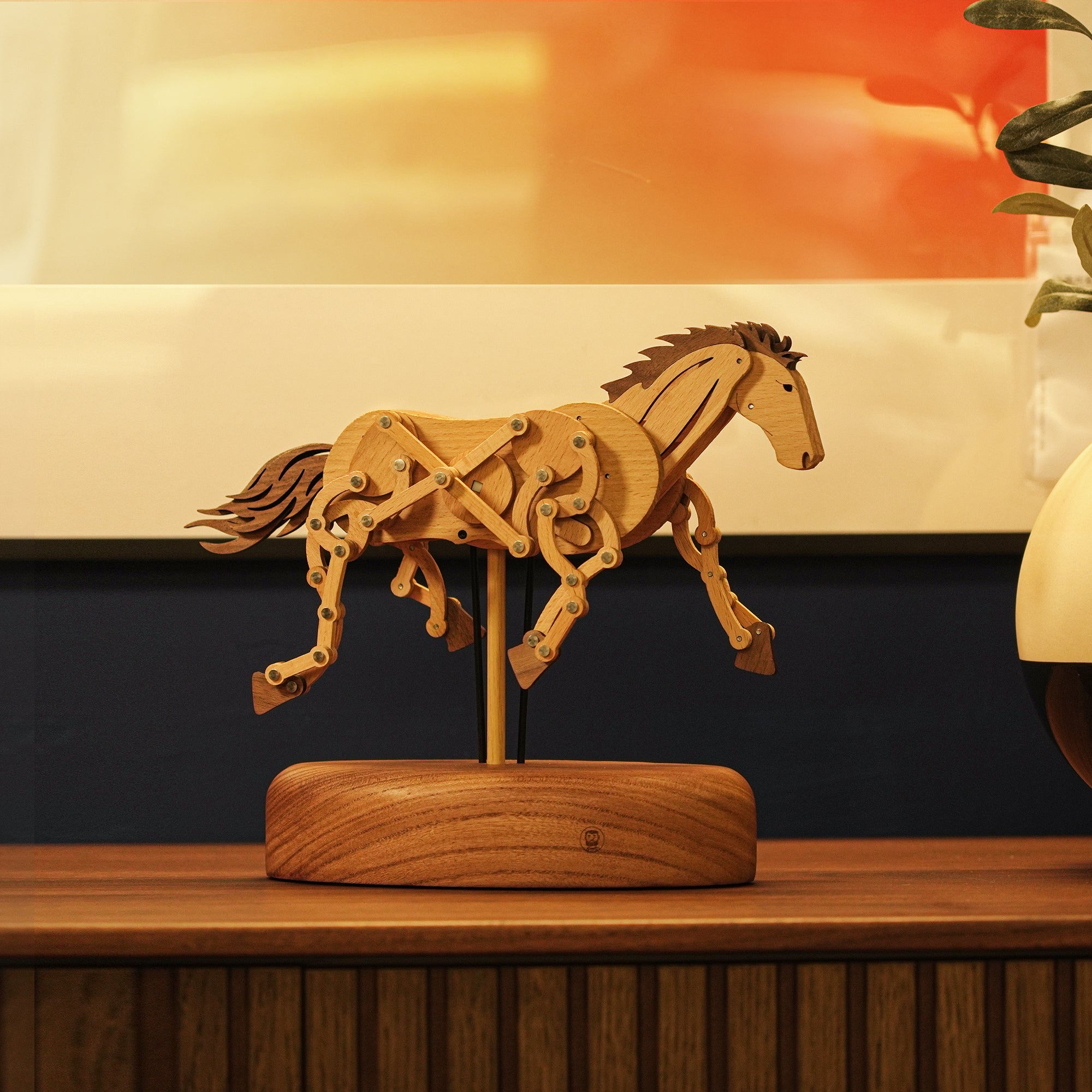 Galloping Wooden Horse Gift