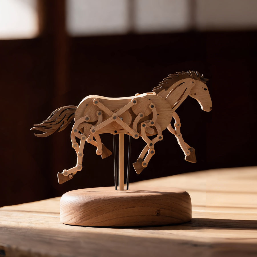 Galloping Wooden Horse Gift