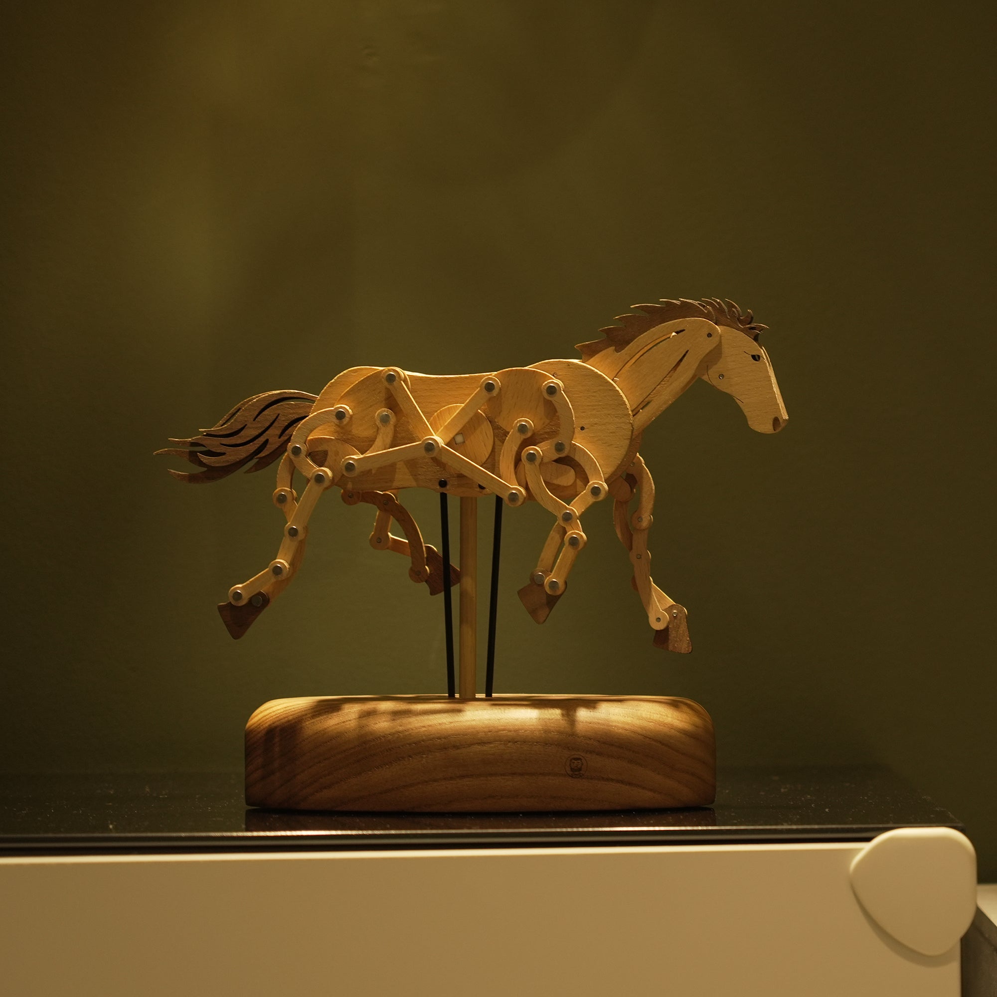 Galloping Wooden Horse Gift