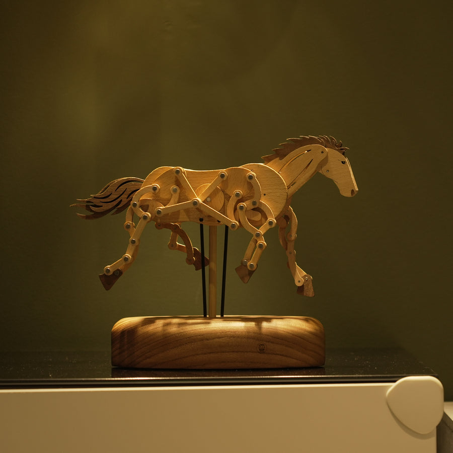 Galloping Wooden Horse Gift
