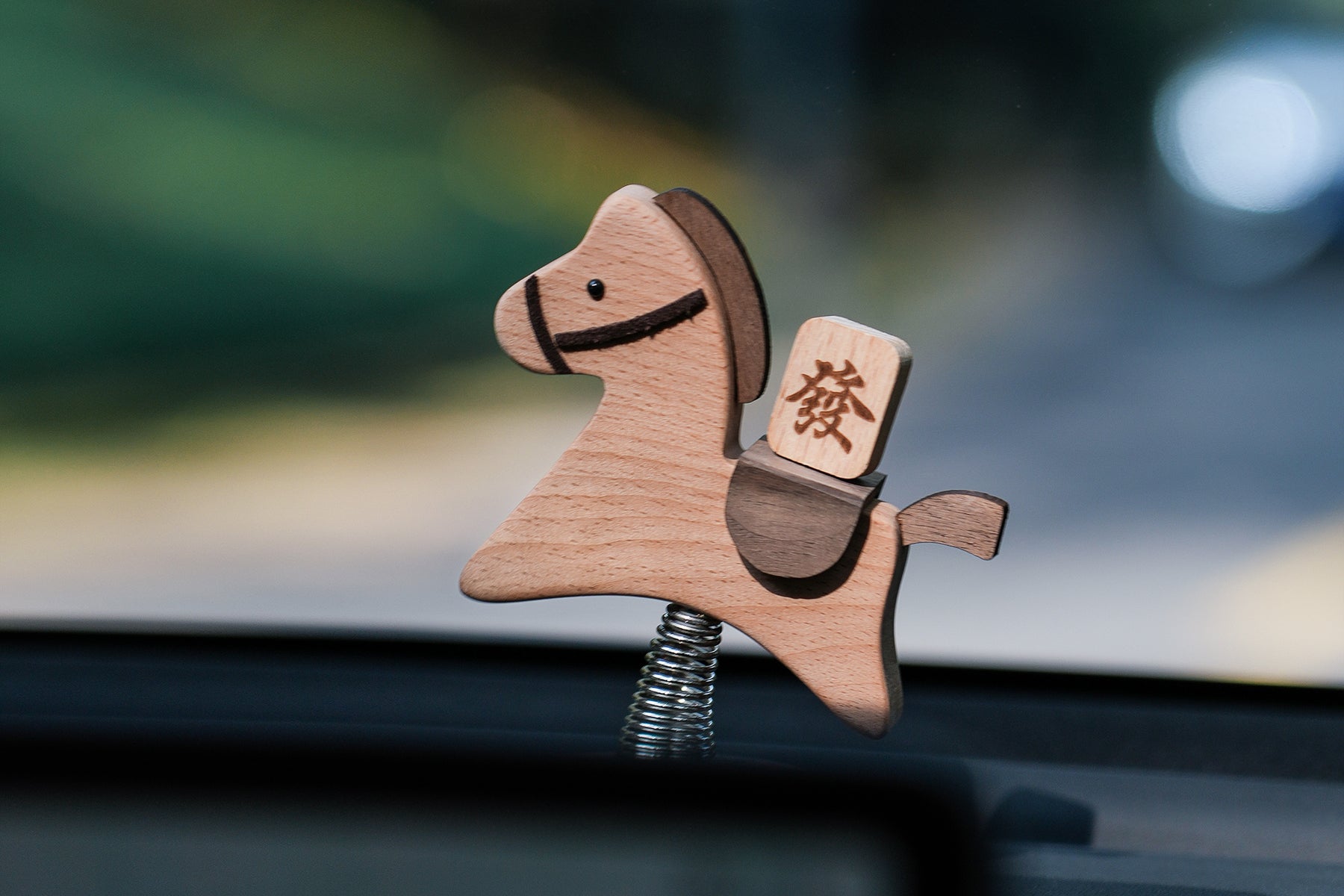 Lucky Rocking Wooden Horse