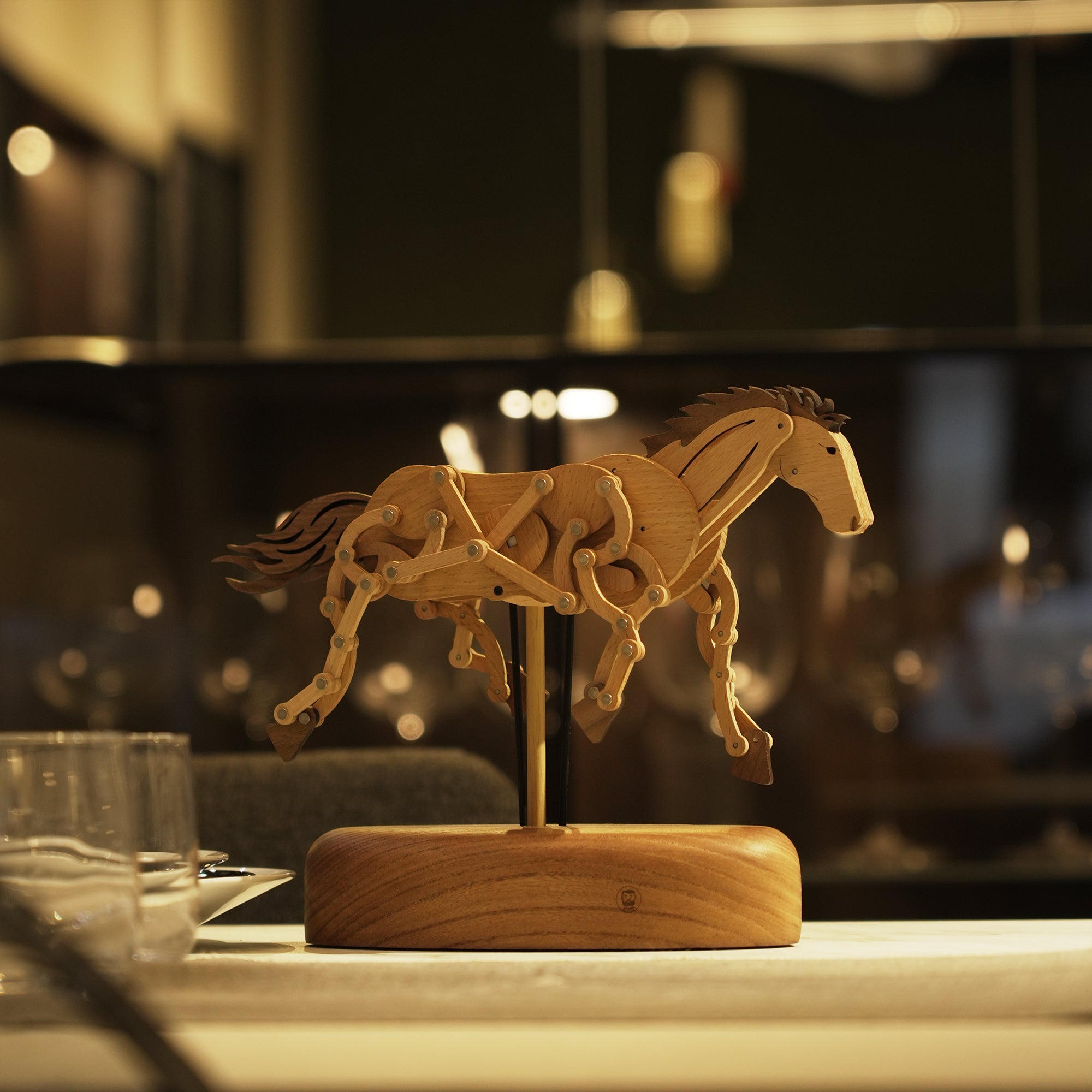 Galloping Wooden Horse Gift