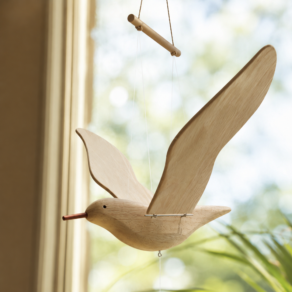 Wooden Seagull Balance