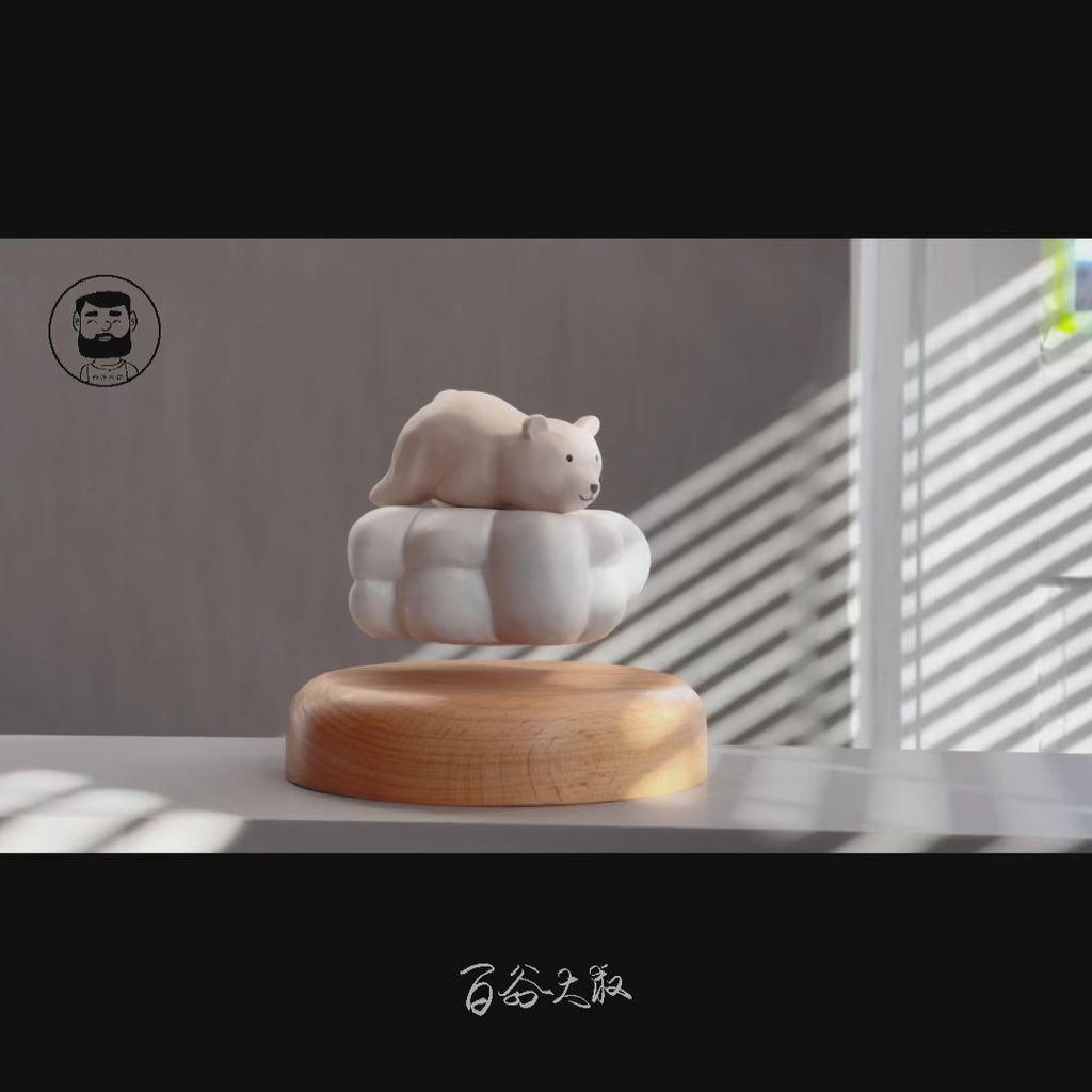 Floating Polar Bear