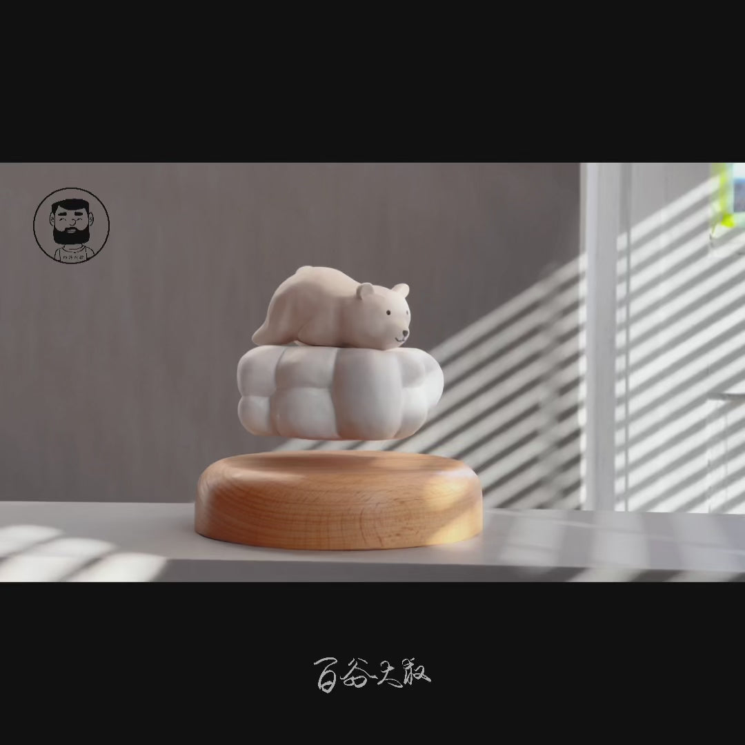 Floating Polar Bear